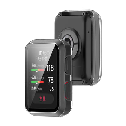 For Huawei Watch D All-around Hard PC Protective Case with Built-in Tempered Glass Screen Protector