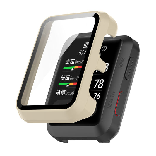 For Huawei Watch D All-around Hard PC Protective Case with Built-in Tempered Glass Screen Protector