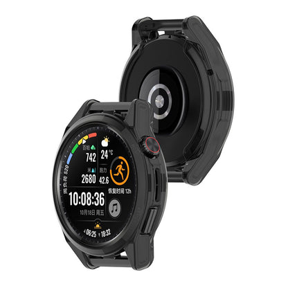 For Huawei Watch GT Runner Transparent TPU Smart Watch Half Cover Protective Case