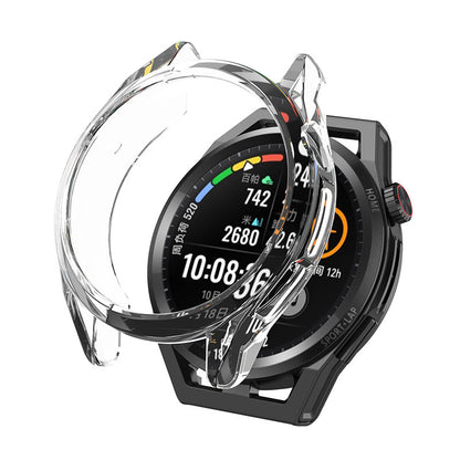 For Huawei Watch GT Runner Transparent TPU Smart Watch Half Cover Protective Case