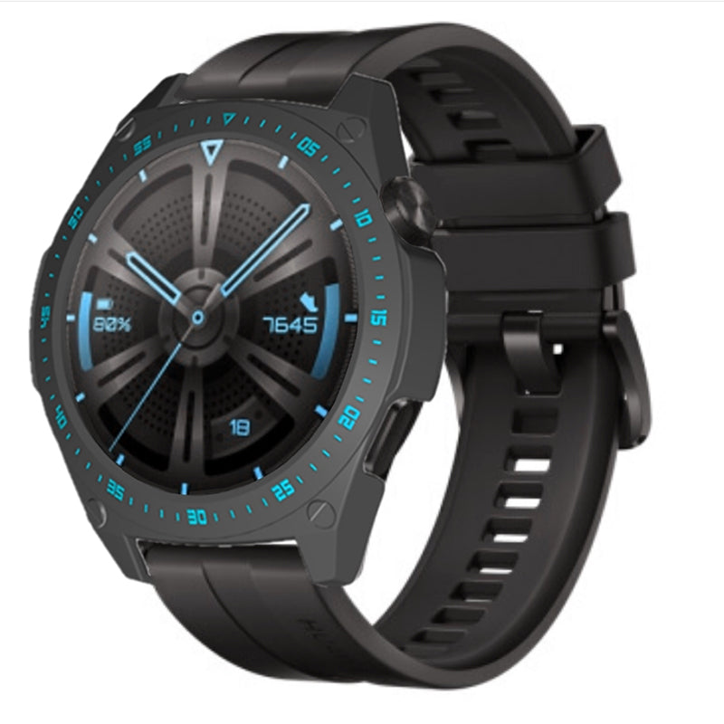For Huawei Watch GT 3 (46mm) Scale Design Smart Watch PC Frame Protective Case