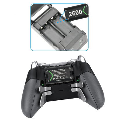 1035 For Xbox One S Battery Pack Charging Station with Cover Controller Battery Charger Lightweight Charging Case