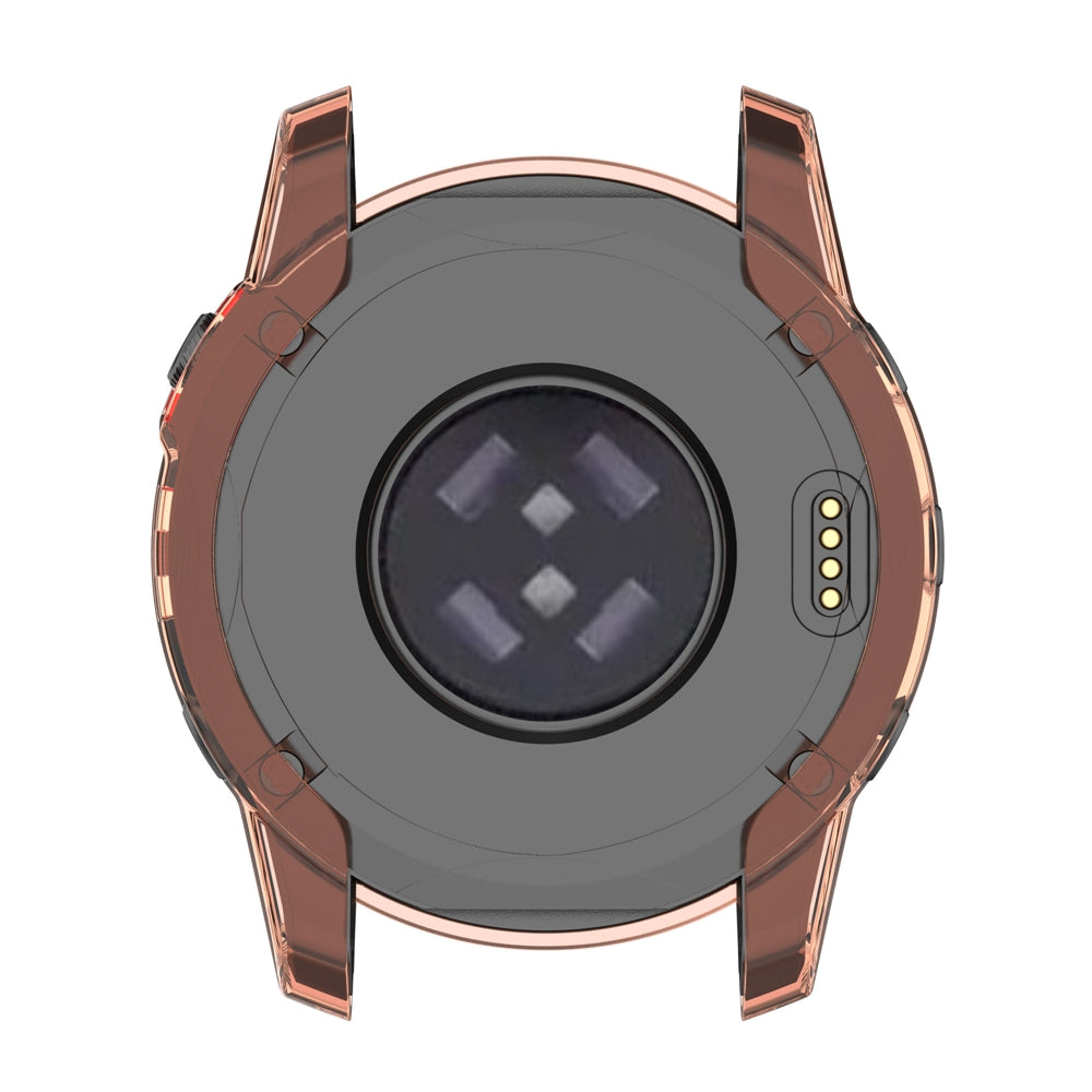 For Garmin Fenix 7/7 Solar/7 Sapphire Solar Half-pack Hollowed Transparent Watch Case Cover