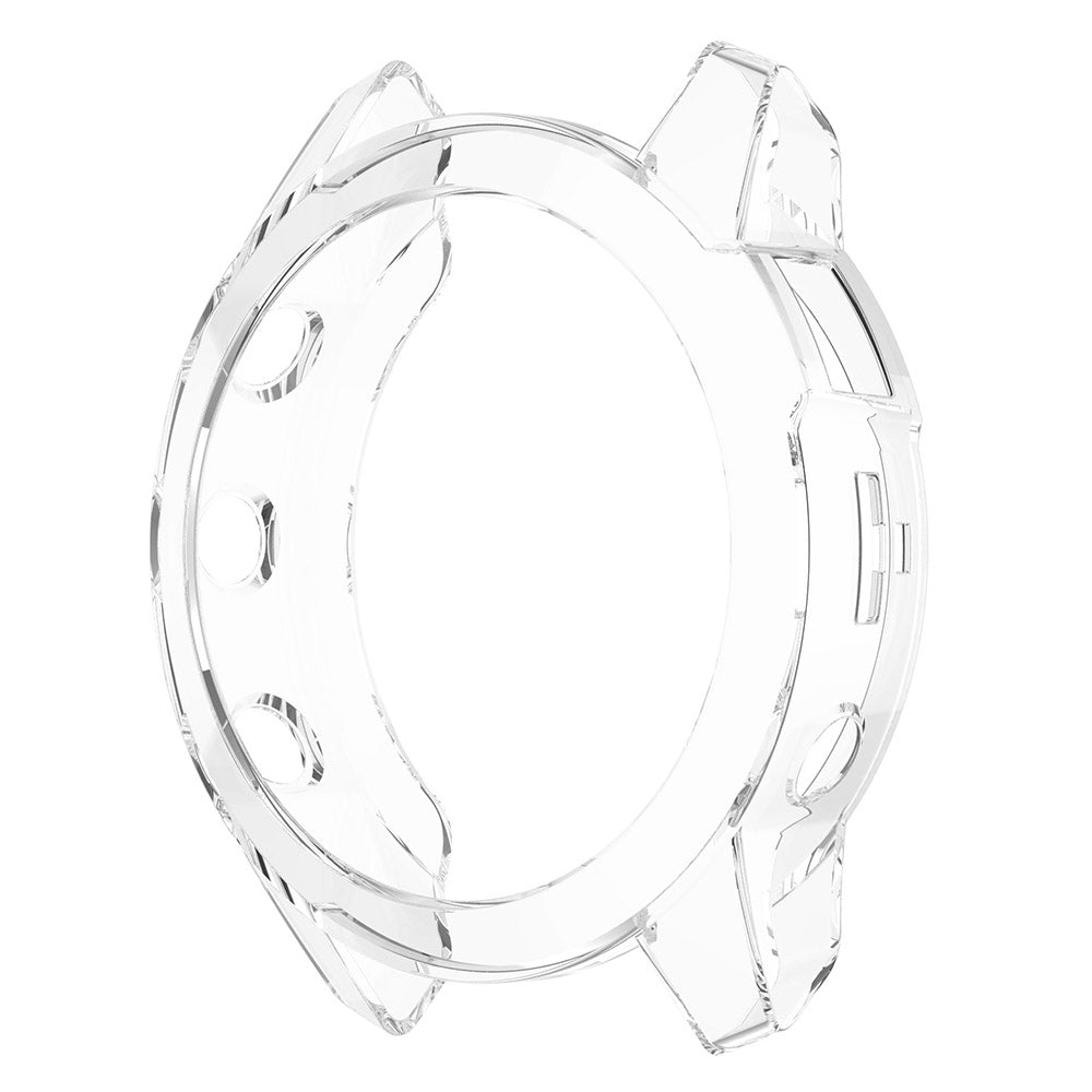 For Garmin Fenix 7/7 Solar/7 Sapphire Solar Half-pack Hollowed Transparent Watch Case Cover