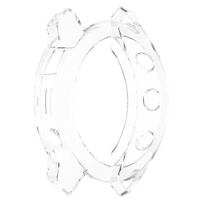For Garmin Fenix 7/7 Solar/7 Sapphire Solar Half-pack Hollowed Transparent Watch Case Cover