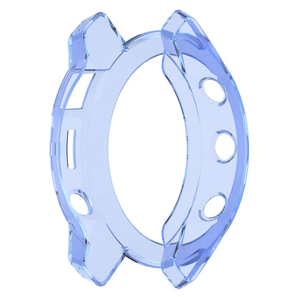 For Garmin Fenix 7/7 Solar/7 Sapphire Solar Half-pack Hollowed Transparent Watch Case Cover