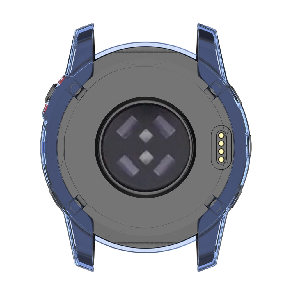 For Garmin Fenix 7/7 Solar/7 Sapphire Solar Half-pack Hollowed Transparent Watch Case Cover