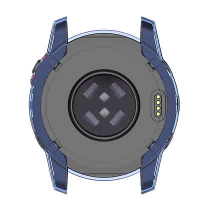 For Garmin Fenix 7/7 Solar/7 Sapphire Solar Half-pack Hollowed Transparent Watch Case Cover