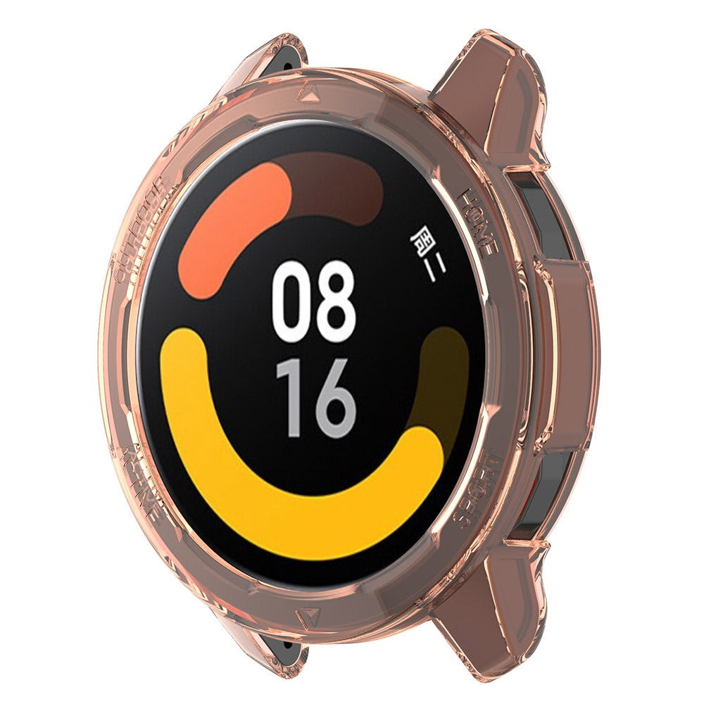 For Xiaomi Watch S1 Active/Watch Color 2 Anti-fall Transparent Watch Case TPU Cover Protector