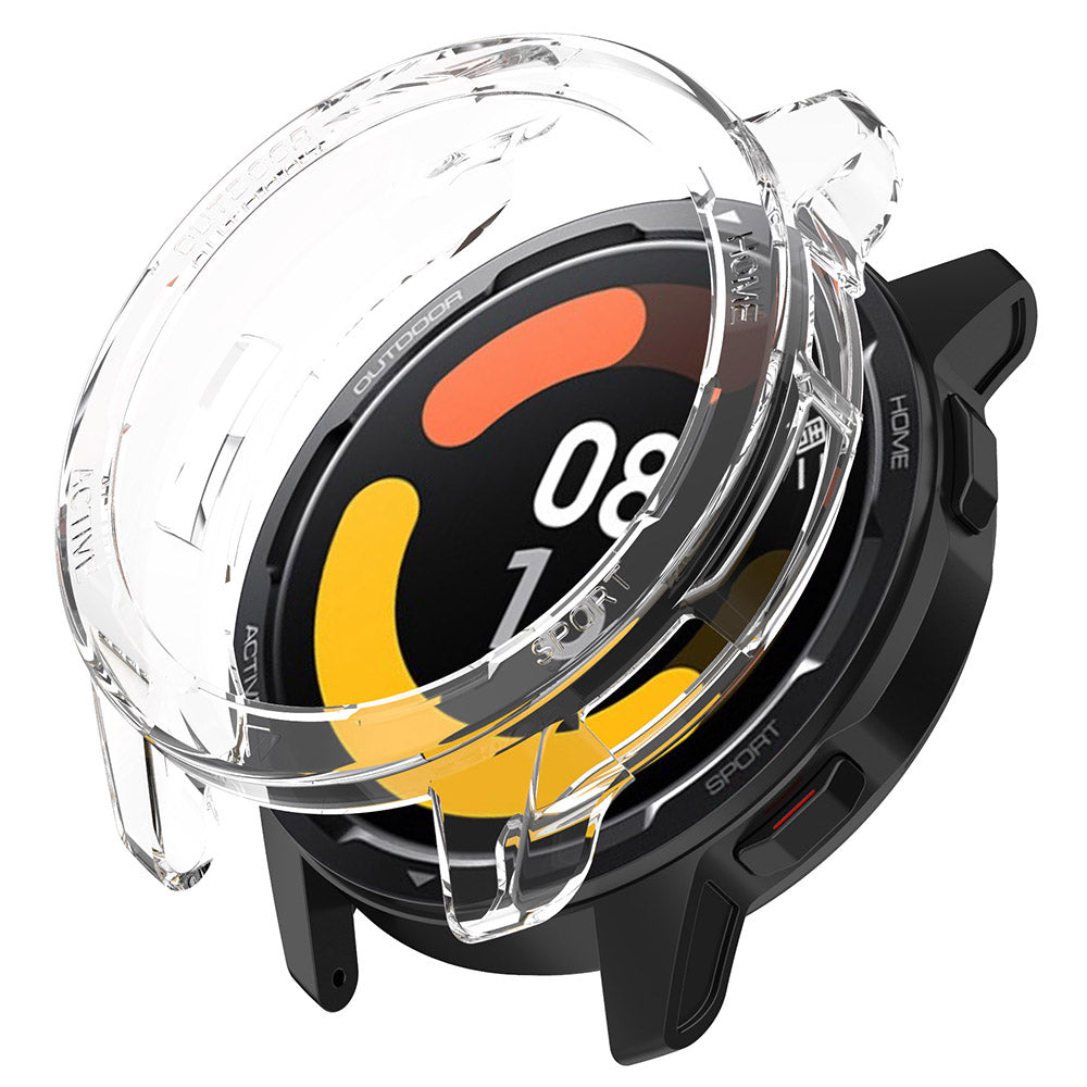 For Xiaomi Watch S1 Active/Watch Color 2 Anti-fall Transparent Watch Case TPU Cover Protector