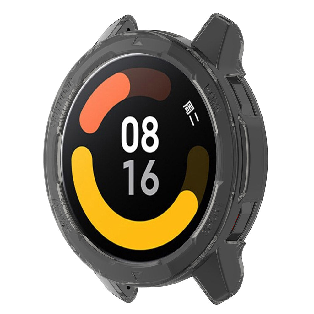 For Xiaomi Watch S1 Active/Watch Color 2 Anti-fall Transparent Watch Case TPU Cover Protector