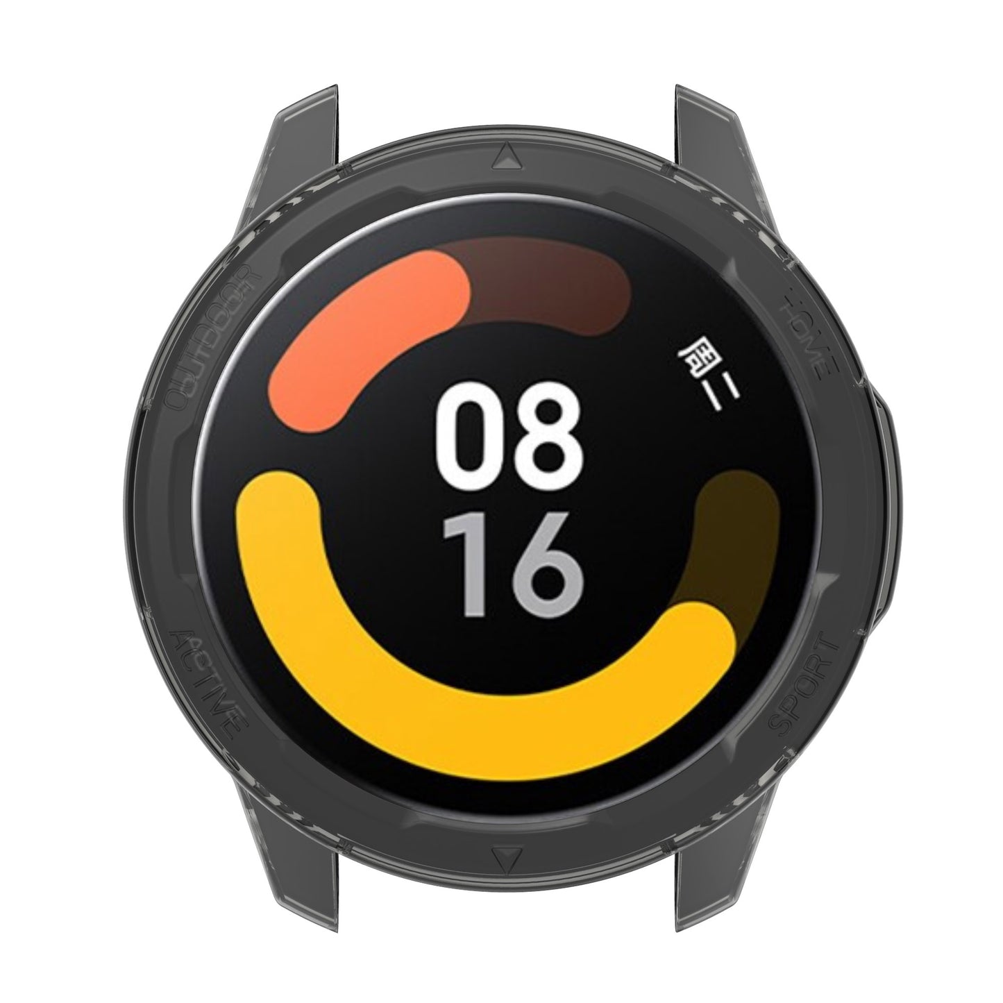 For Xiaomi Watch S1 Active/Watch Color 2 Anti-fall Transparent Watch Case TPU Cover Protector