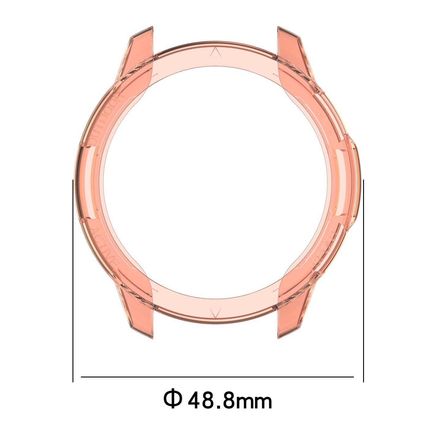 For Xiaomi Watch S1 Active/Watch Color 2 Anti-fall Transparent Watch Case TPU Cover Protector