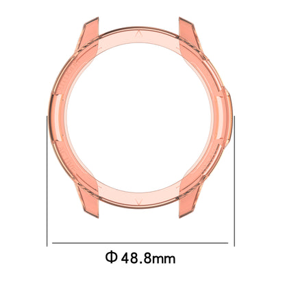 For Xiaomi Watch S1 Active/Watch Color 2 Anti-fall Transparent Watch Case TPU Cover Protector