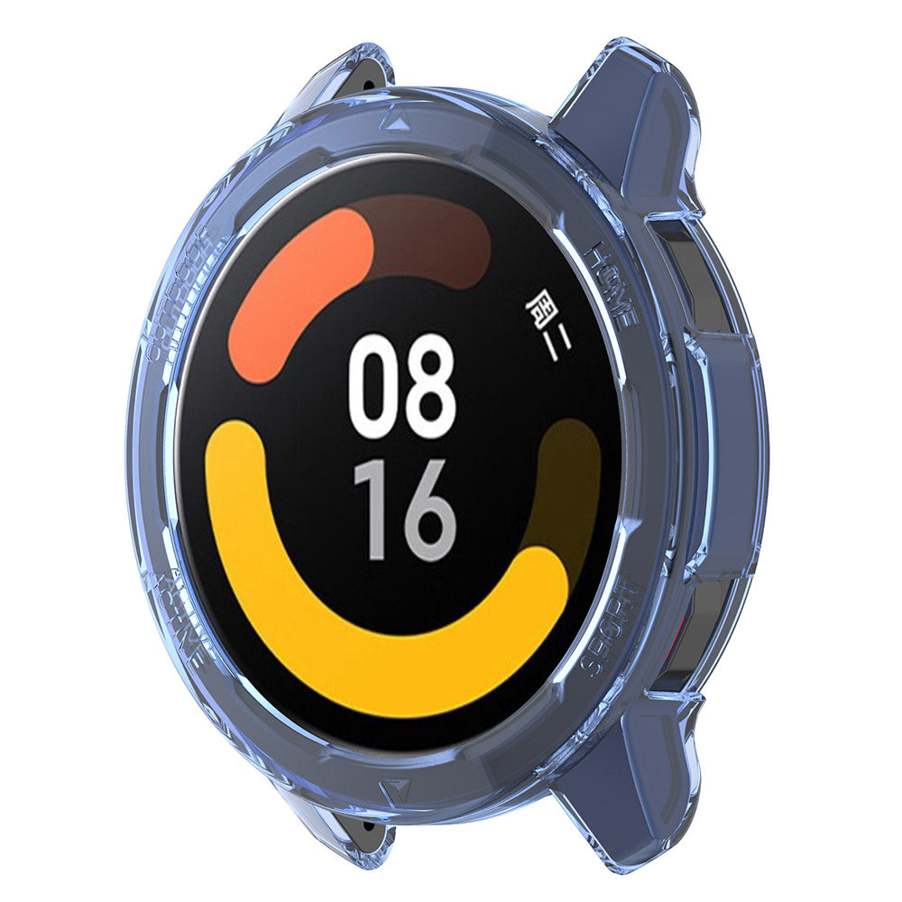 For Xiaomi Watch S1 Active/Watch Color 2 Anti-fall Transparent Watch Case TPU Cover Protector