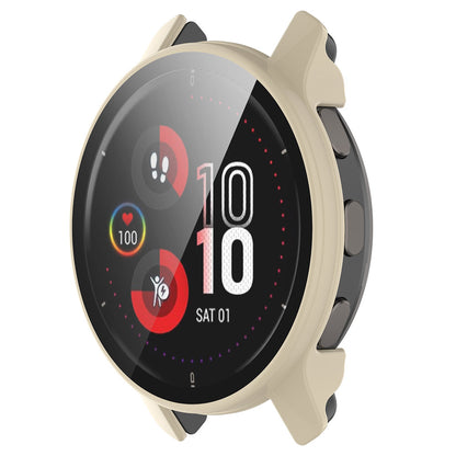 For Garmin Venu2 Plus Durable Hard PC Watch Cover Case with Built-in Tempered Glass Screen Protector