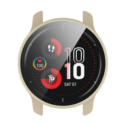For Garmin Venu2 Plus Durable Hard PC Watch Cover Case with Built-in Tempered Glass Screen Protector