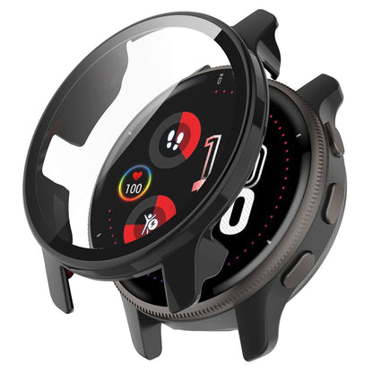 For Garmin Venu2 Plus Durable Hard PC Watch Cover Case with Built-in Tempered Glass Screen Protector