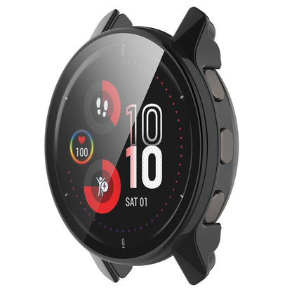For Garmin Venu2 Plus Durable Hard PC Watch Cover Case with Built-in Tempered Glass Screen Protector