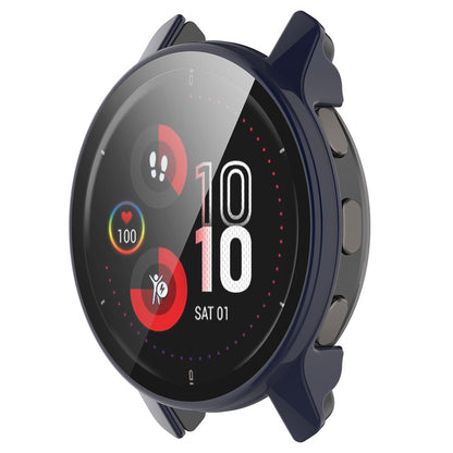 For Garmin Venu2 Plus Durable Hard PC Watch Cover Case with Built-in Tempered Glass Screen Protector
