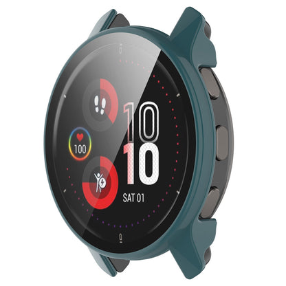 For Garmin Venu2 Plus Durable Hard PC Watch Cover Case with Built-in Tempered Glass Screen Protector