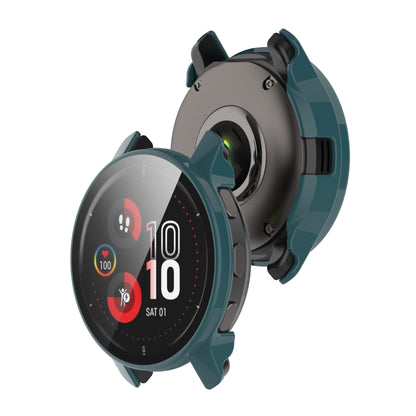 For Garmin Venu2 Plus Durable Hard PC Watch Cover Case with Built-in Tempered Glass Screen Protector