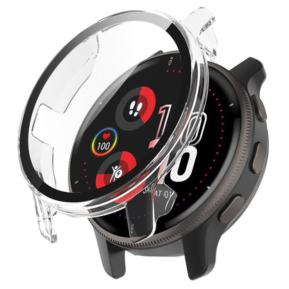 For Garmin Venu2 Plus Durable Hard PC Watch Cover Case with Built-in Tempered Glass Screen Protector