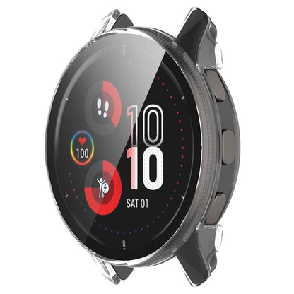 For Garmin Venu2 Plus Durable Hard PC Watch Cover Case with Built-in Tempered Glass Screen Protector