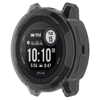 For Garmin Instinct 2 Transparent Soft TPU Protective Case Anti-drop Watch Cover