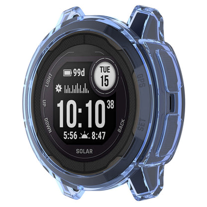 For Garmin Instinct 2 Transparent Soft TPU Protective Case Anti-drop Watch Cover