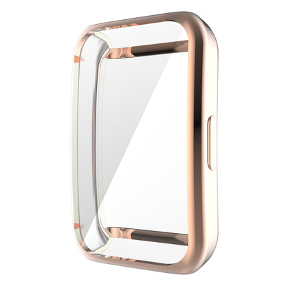 For Huawei Band 6/Band 6 Pro/Band 7/Honor 6 Anti-fall Shockproof Electroplating Transparent Watch Case