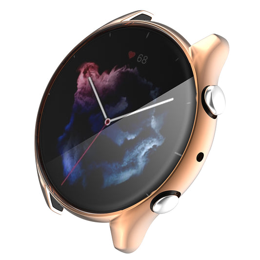 For Huami Amazfit GTR 3/GTR 3 Pro Soft TPU Anti-scratch Watch Case Full Coverage Protective Cover