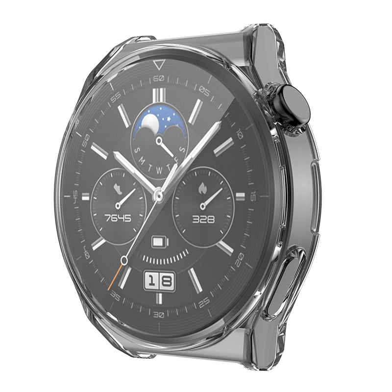 For Huawei Watch GT 3 Pro 43mm Overall Protective Watch Case HD Clear TPU Anti-Scratch Flexible Cover