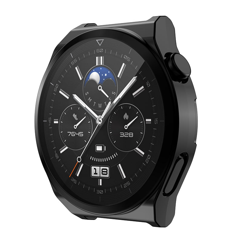 For Huawei Watch GT 3 Pro 46mm Soft TPU Shockproof Protective Case All-Around Anti-Scratch Screen Protector Cover