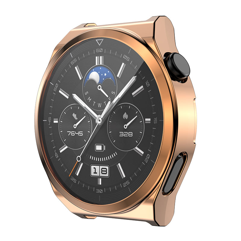 For Huawei Watch GT 3 Pro 46mm Soft TPU Shockproof Protective Case All-Around Anti-Scratch Screen Protector Cover