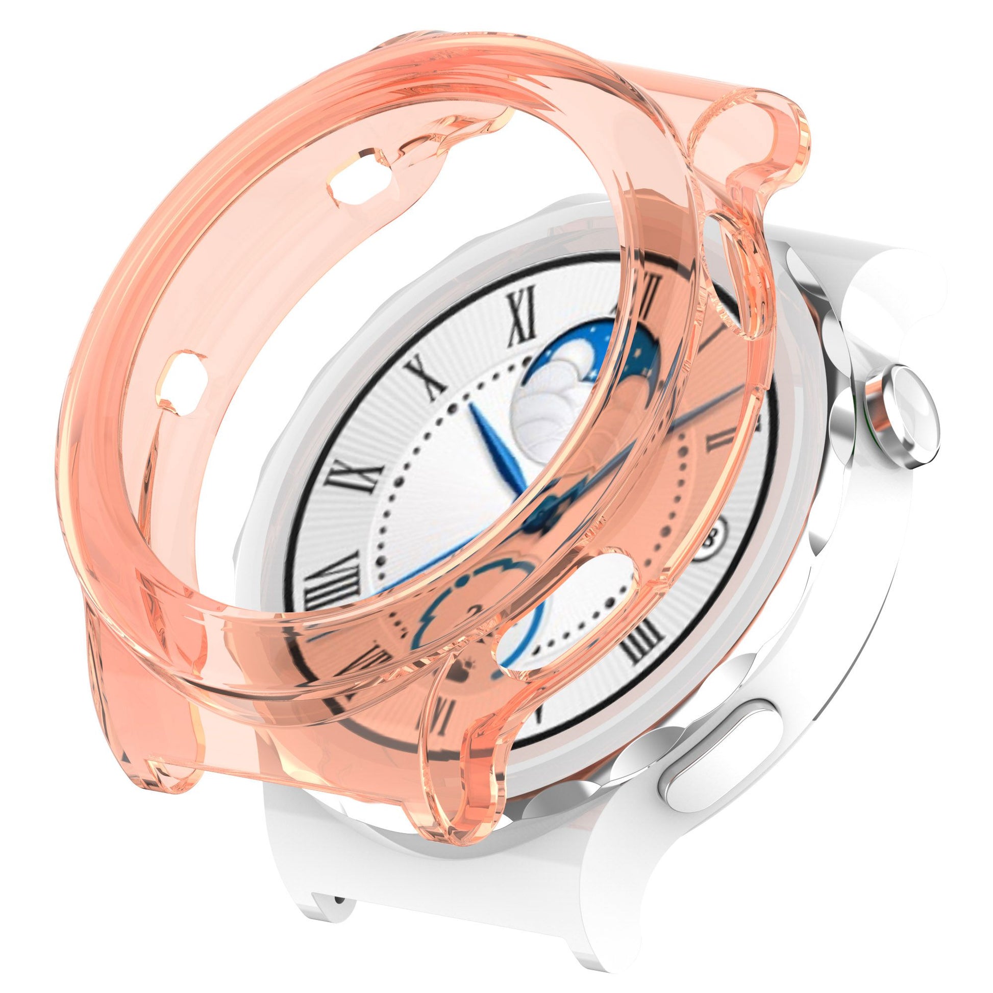 For Huawei Watch GT 3 Pro 46mm Hollow Out Smart Watch Case Half Coverage Watch Cover
