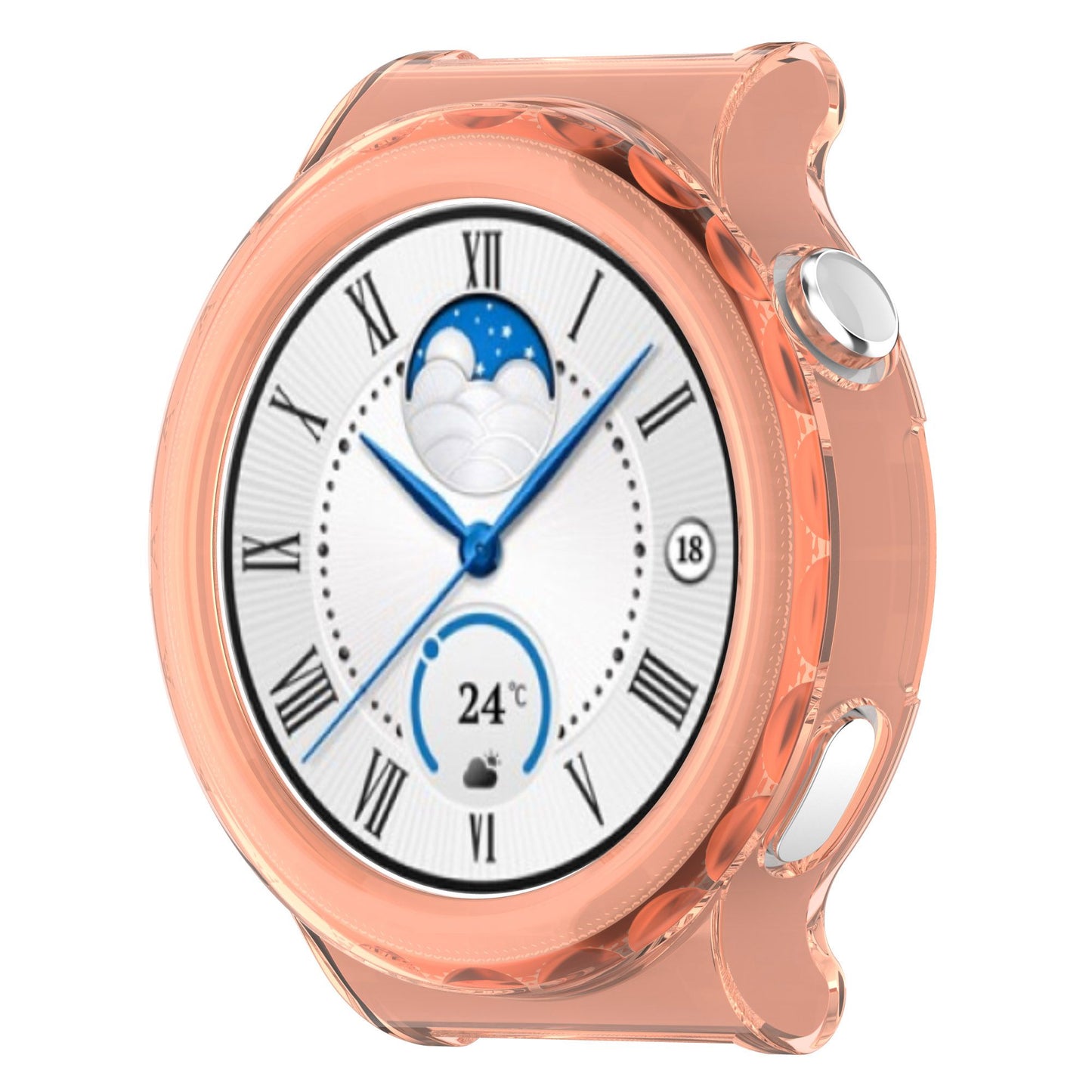 For Huawei Watch GT 3 Pro 46mm Hollow Out Smart Watch Case Half Coverage Watch Cover