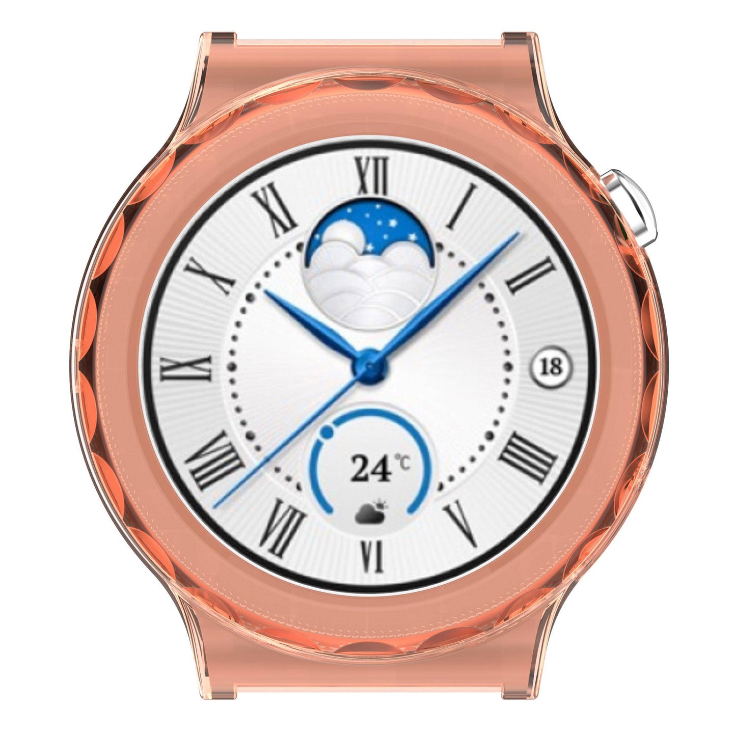 For Huawei Watch GT 3 Pro 46mm Hollow Out Smart Watch Case Half Coverage Watch Cover
