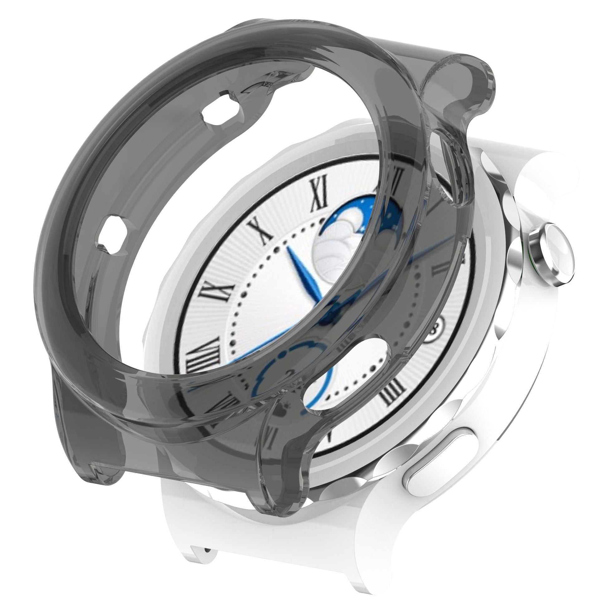 For Huawei Watch GT 3 Pro 46mm Hollow Out Smart Watch Case Half Coverage Watch Cover