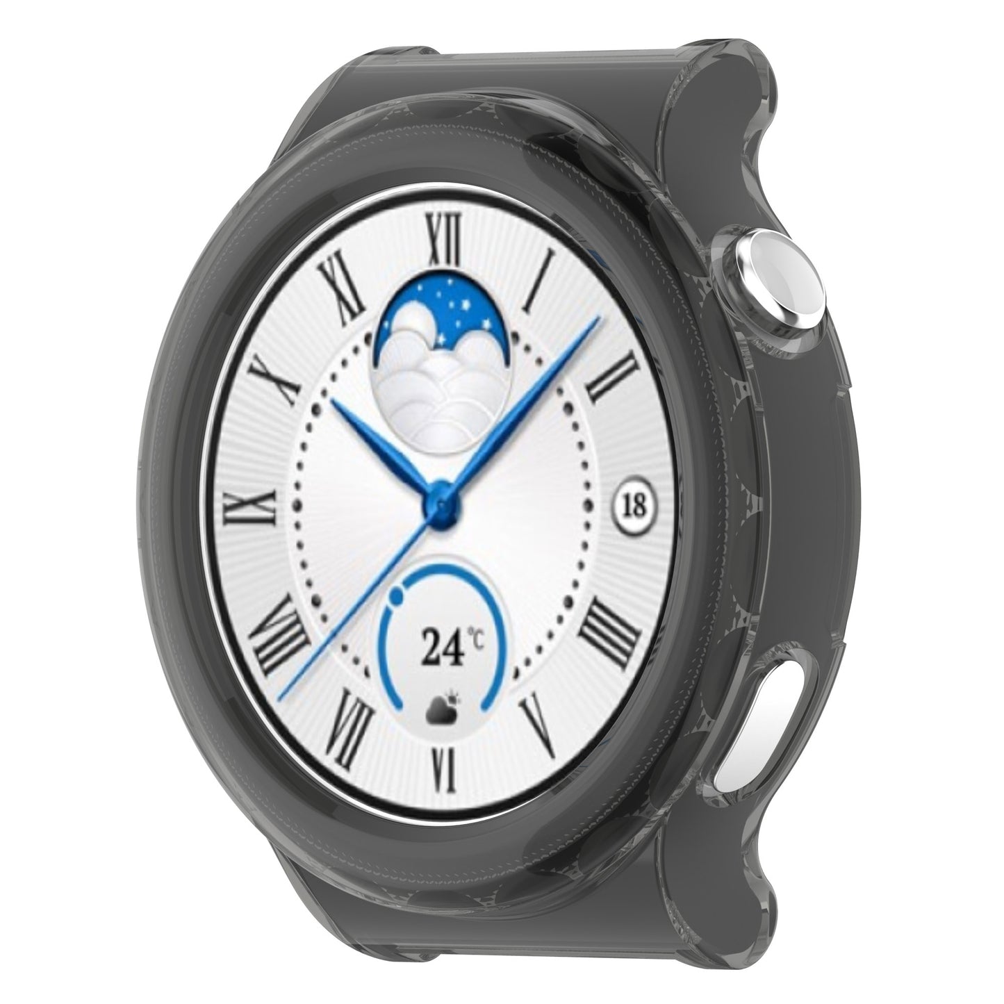 For Huawei Watch GT 3 Pro 46mm Hollow Out Smart Watch Case Half Coverage Watch Cover