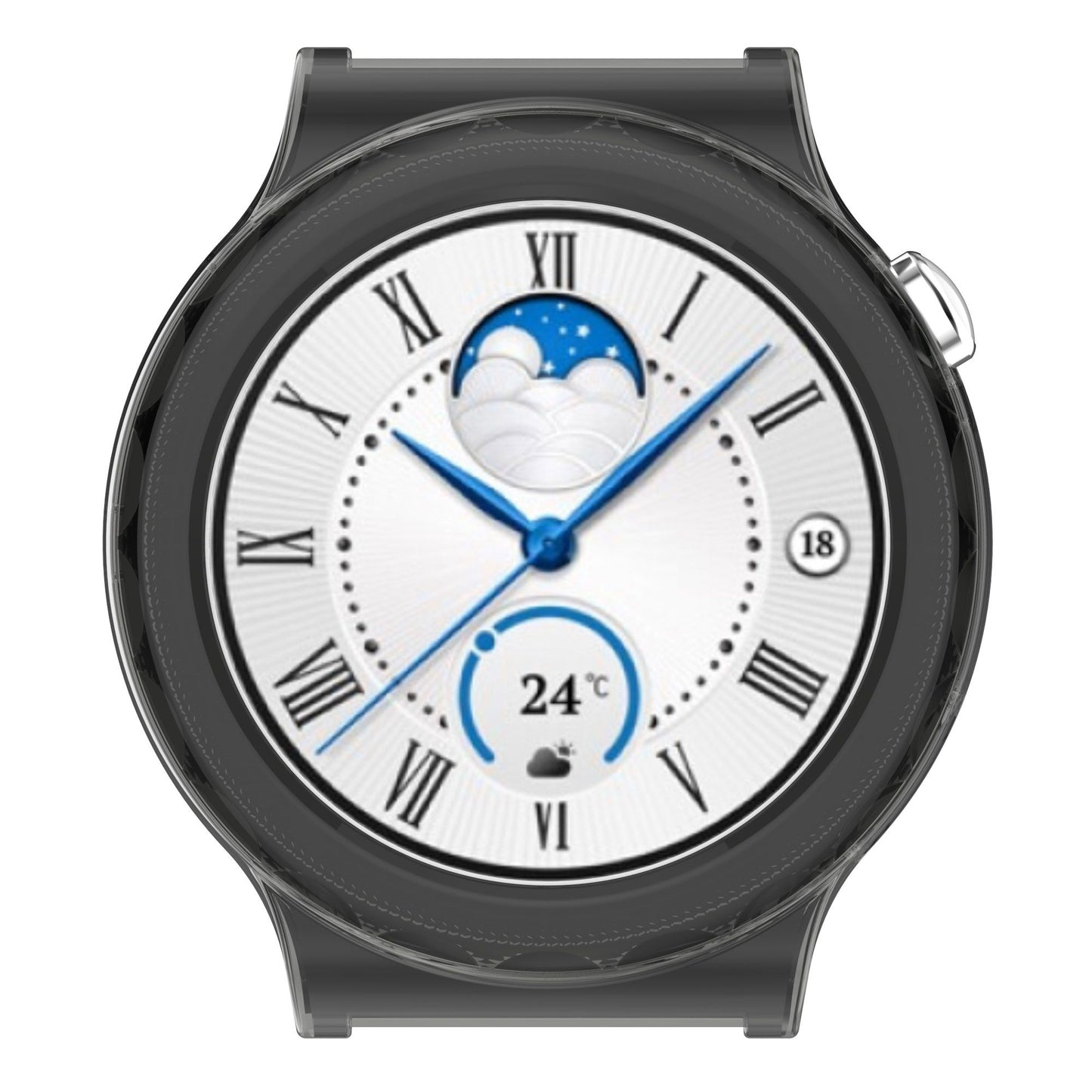 For Huawei Watch GT 3 Pro 46mm Hollow Out Smart Watch Case Half Coverage Watch Cover