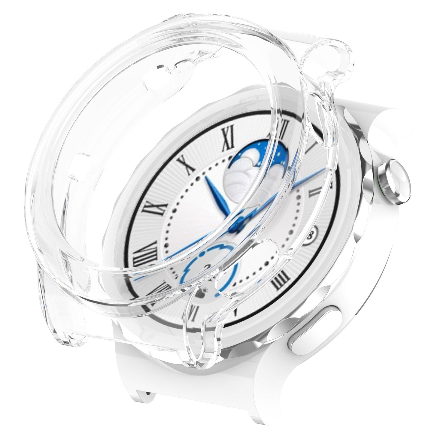 For Huawei Watch GT 3 Pro 46mm Hollow Out Smart Watch Case Half Coverage Watch Cover