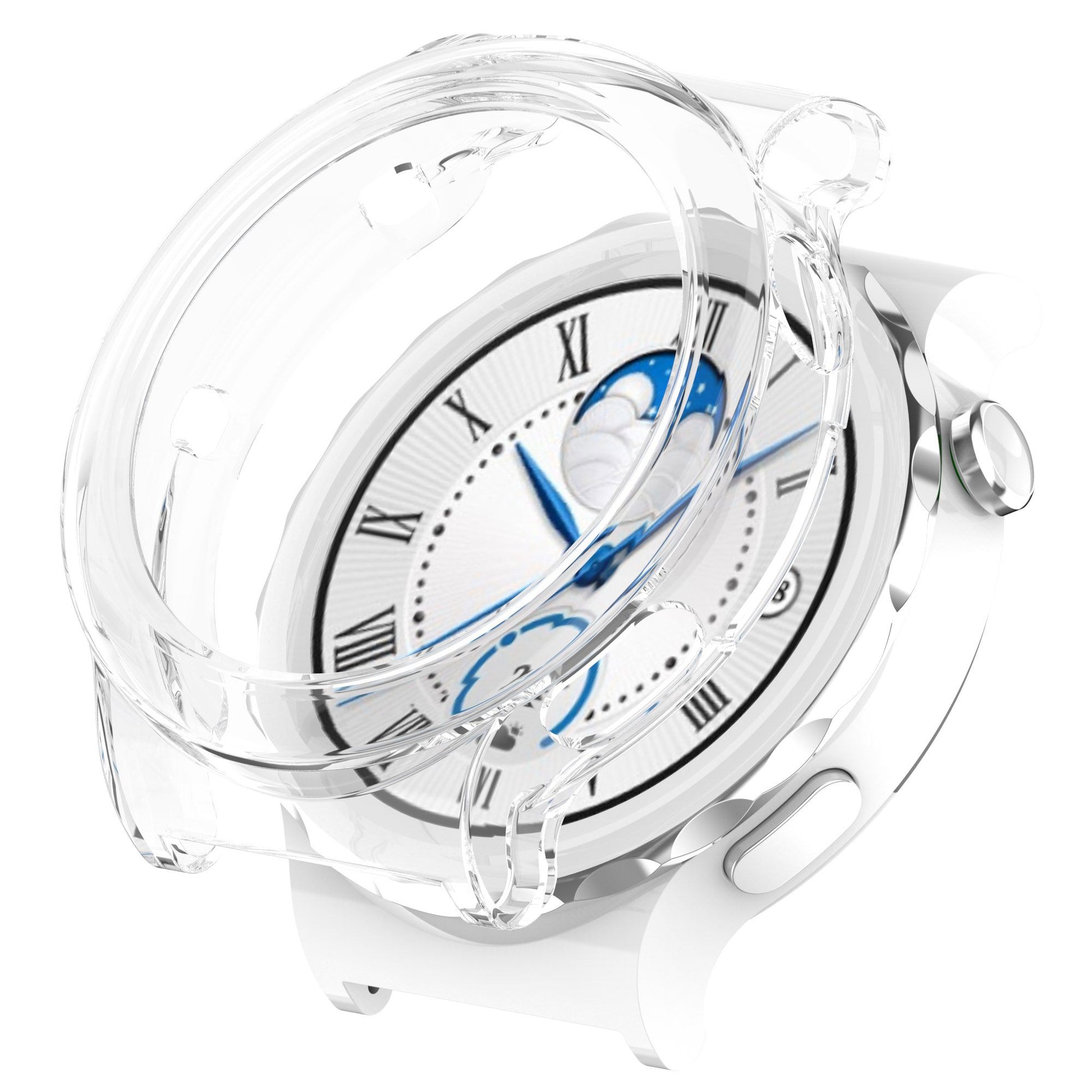 For Huawei Watch GT 3 Pro 46mm Hollow Out Smart Watch Case Half Coverage Watch Cover