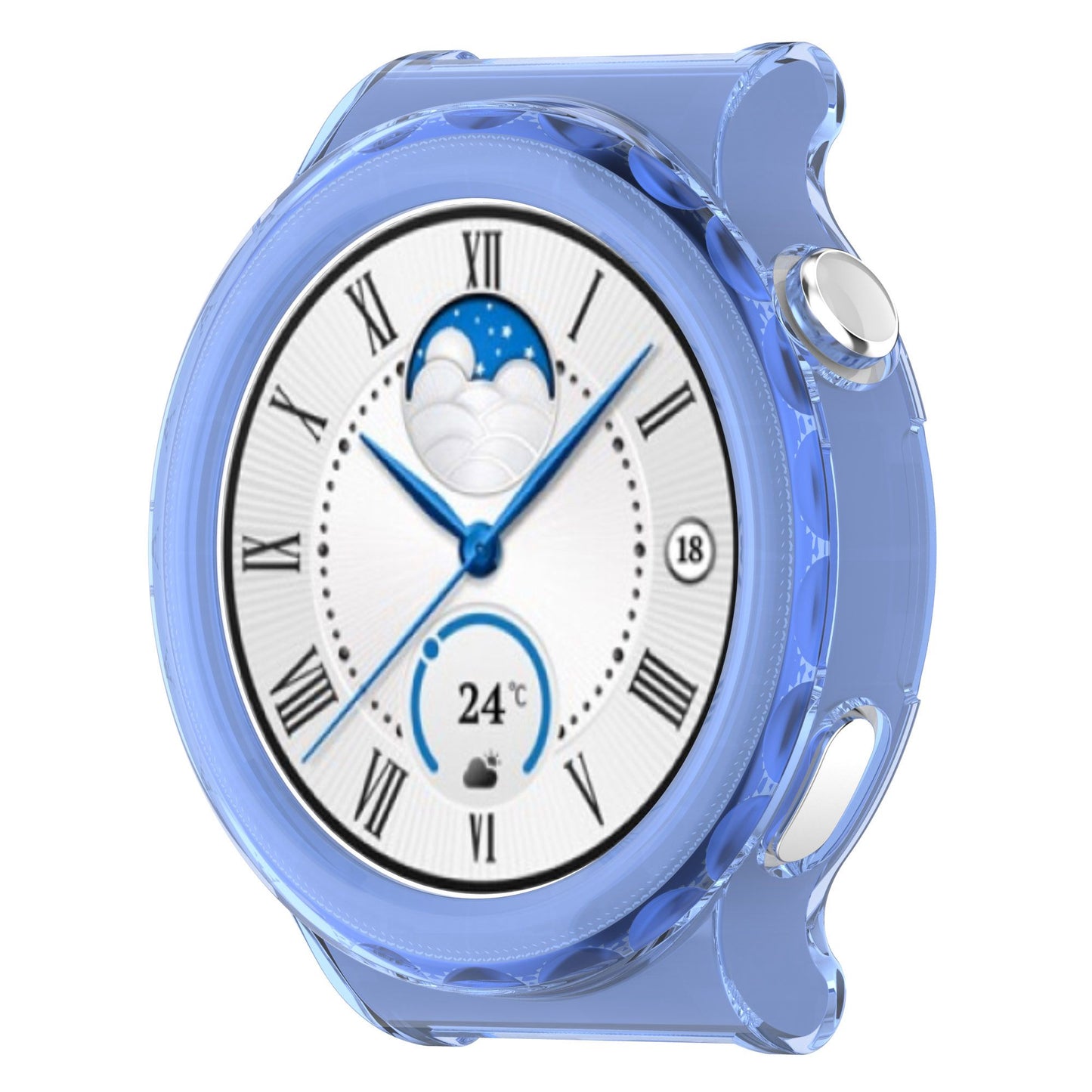 For Huawei Watch GT 3 Pro 46mm Hollow Out Smart Watch Case Half Coverage Watch Cover
