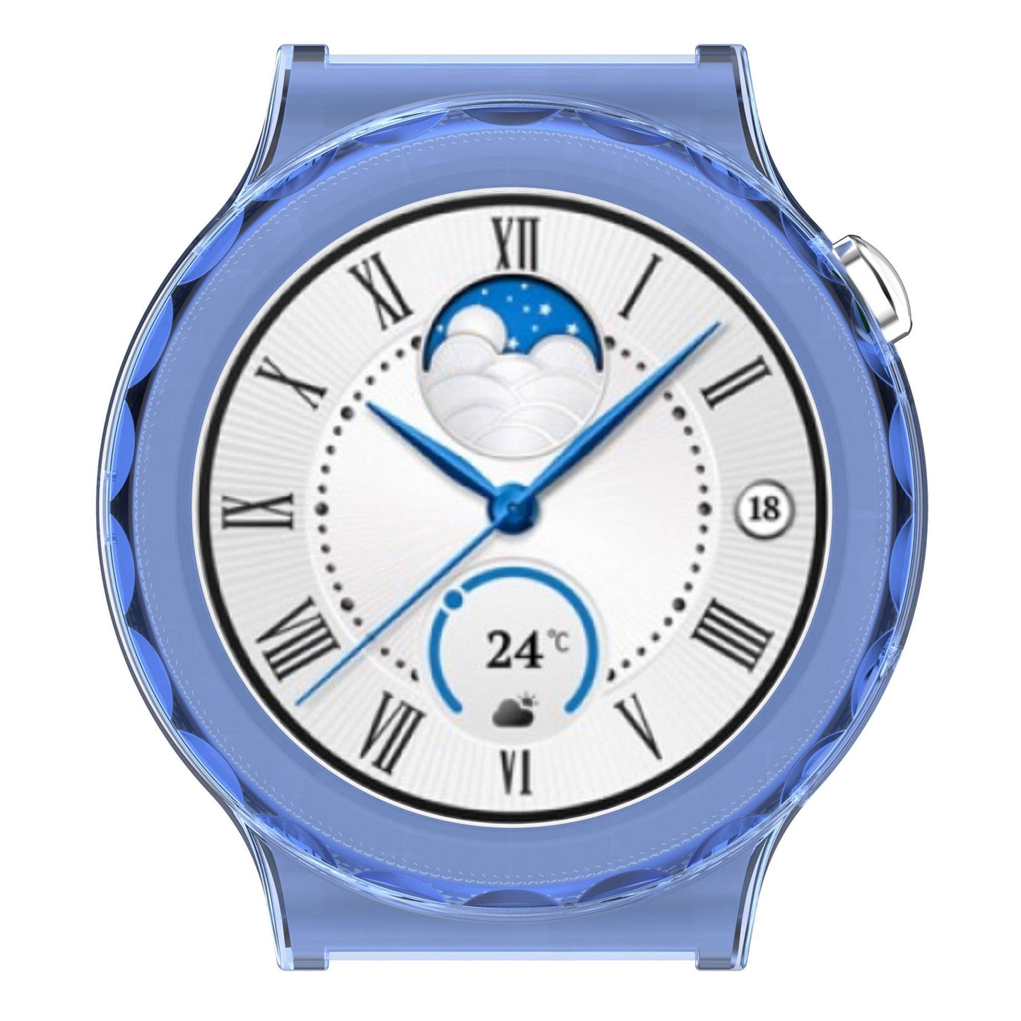 For Huawei Watch GT 3 Pro 46mm Hollow Out Smart Watch Case Half Coverage Watch Cover