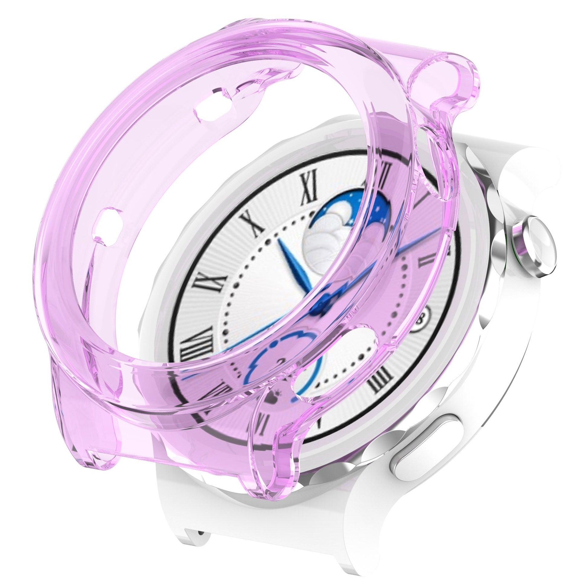 For Huawei Watch GT 3 Pro 46mm Hollow Out Smart Watch Case Half Coverage Watch Cover