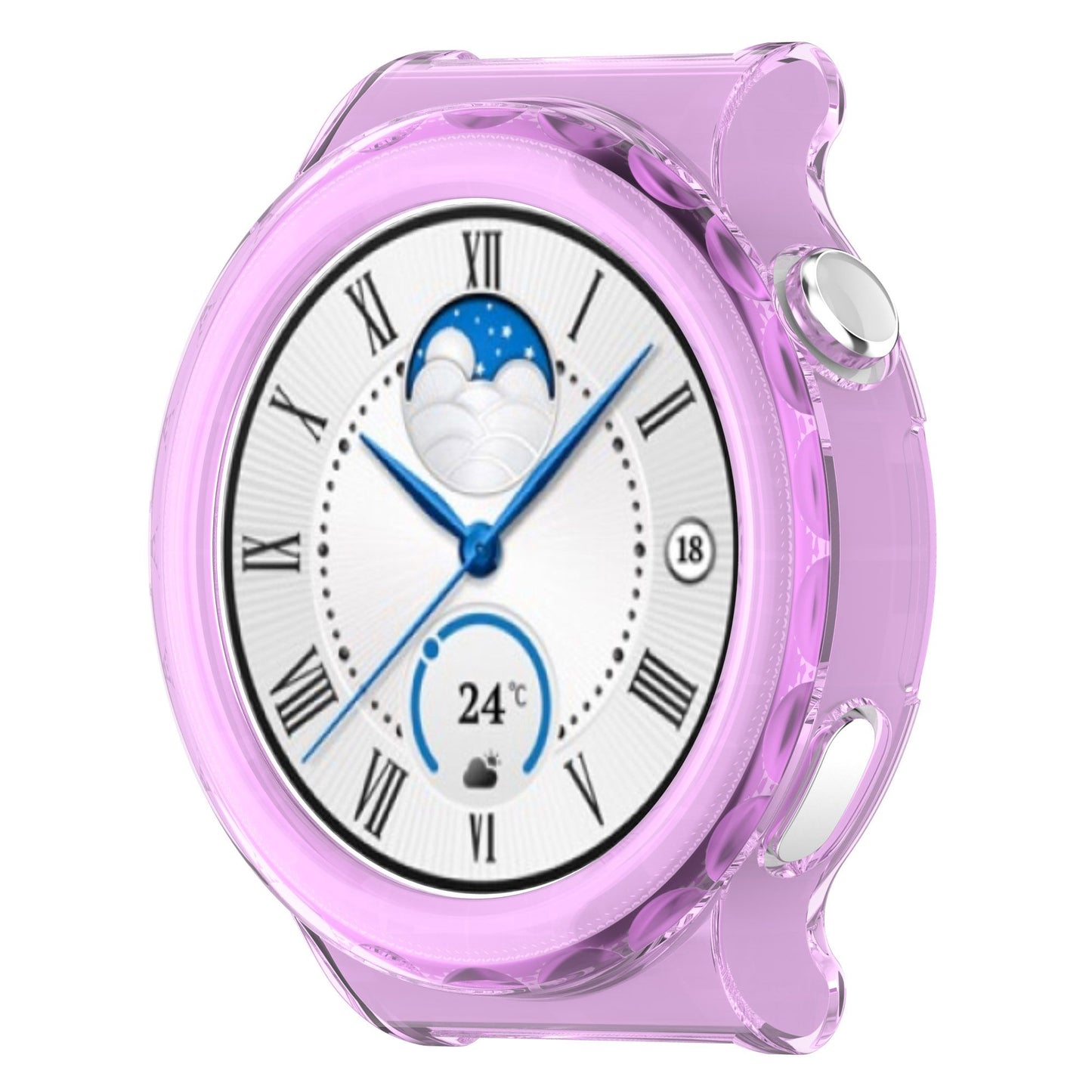 For Huawei Watch GT 3 Pro 46mm Hollow Out Smart Watch Case Half Coverage Watch Cover