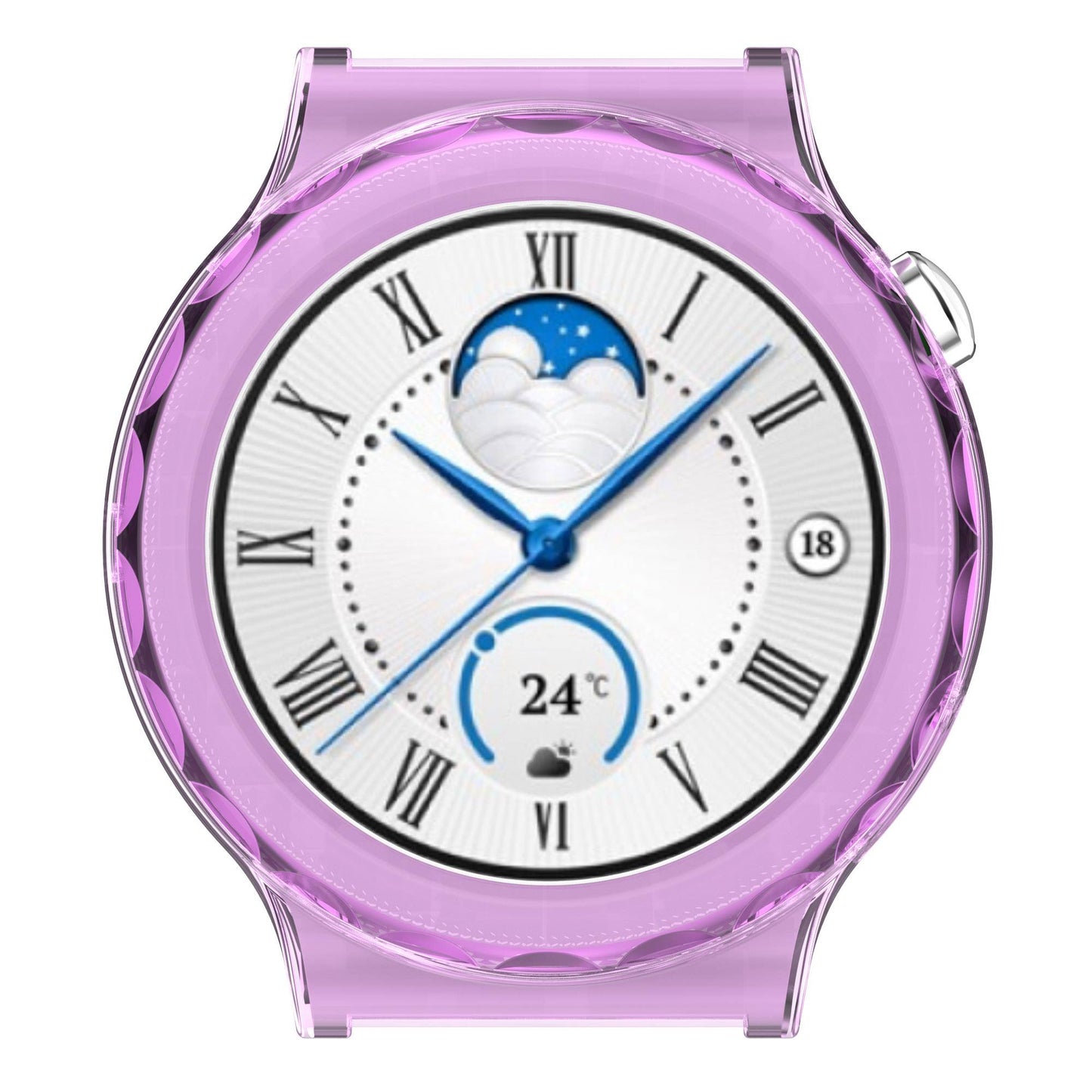 For Huawei Watch GT 3 Pro 46mm Hollow Out Smart Watch Case Half Coverage Watch Cover