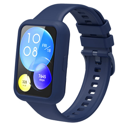 For Huawei Watch Fit 2 Anti-Drop Watch Case Precise Cutout Silicone Watch Cover