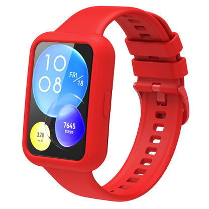 For Huawei Watch Fit 2 Anti-Drop Watch Case Precise Cutout Silicone Watch Cover